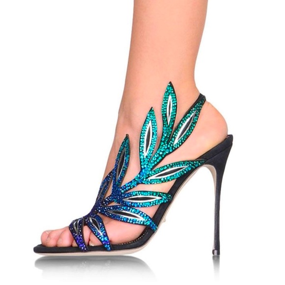 Sergio Rossi Floral embellished Sandals - Picture 9 of 9